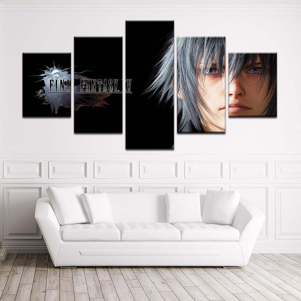 Final Fantasy Noctis Lucis Caelum 7 Gaming Canvas Wall Art