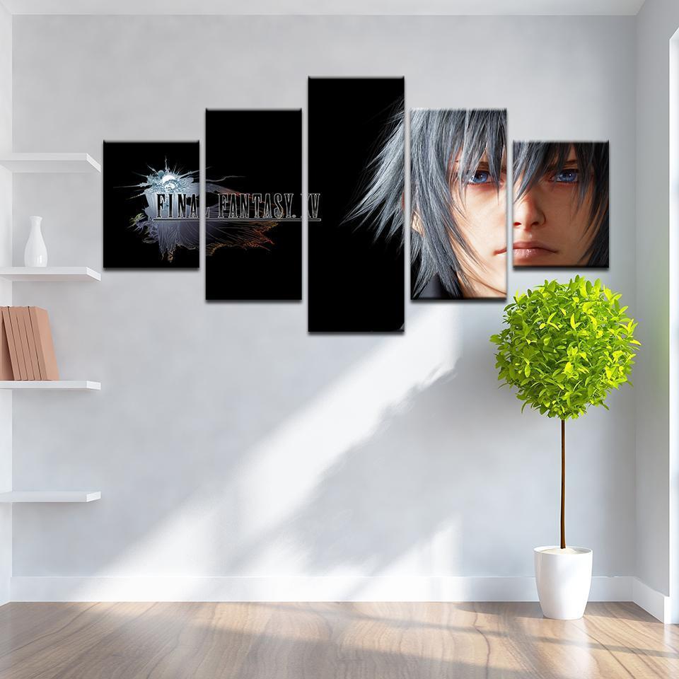 Final Fantasy Noctis Lucis Caelum 7 Gaming Canvas Wall Art