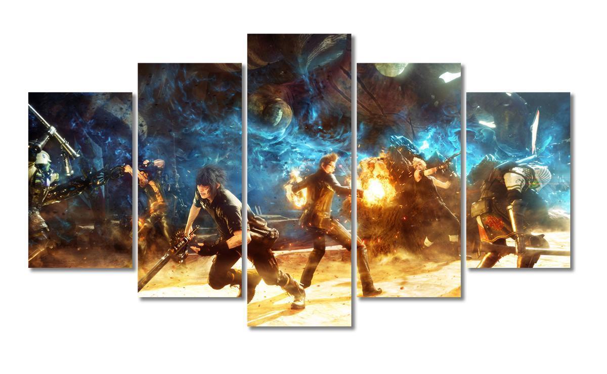Final Fantasy The War Gaming Canvas Wall Art