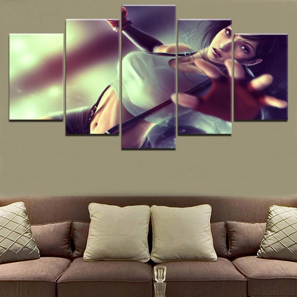 Final Fantasy Tifa Lockhart 1 Gaming Canvas Wall Art