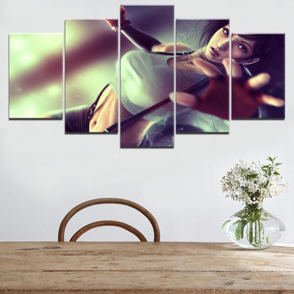 Final Fantasy Tifa Lockhart 1 Gaming Canvas Wall Art