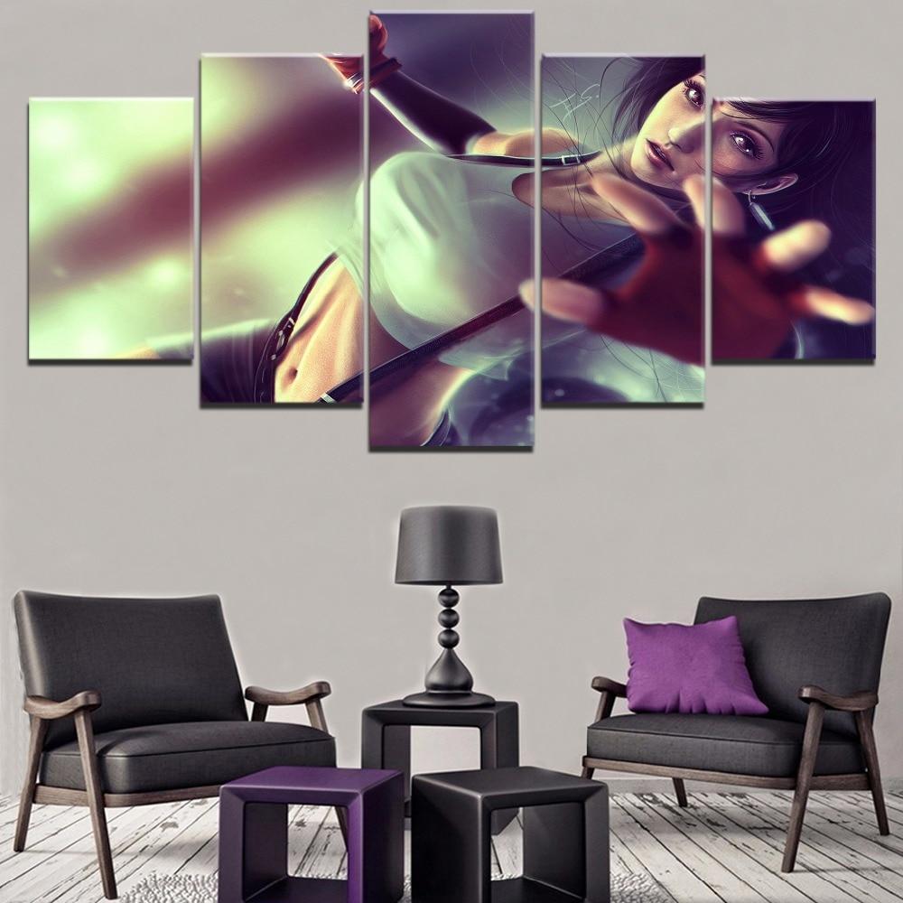Final Fantasy Tifa Lockhart 1 Gaming Canvas Wall Art