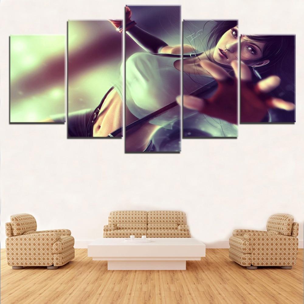 Final Fantasy Tifa Lockhart 1 Gaming Canvas Wall Art