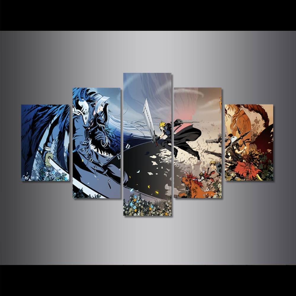 Final Fantasy VII Art 1 Gaming Canvas Wall Art