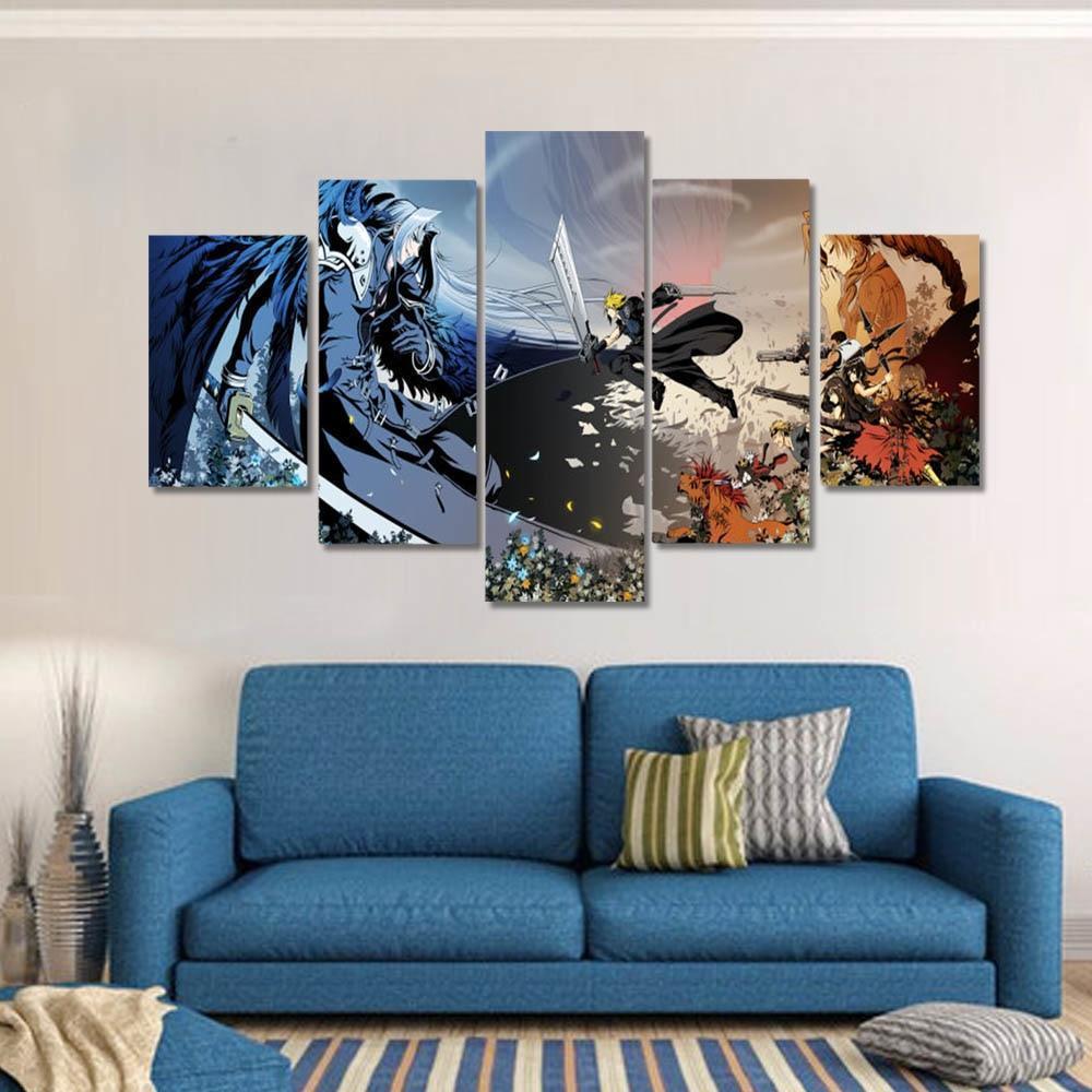 Final Fantasy VII Art 1 Gaming Canvas Wall Art