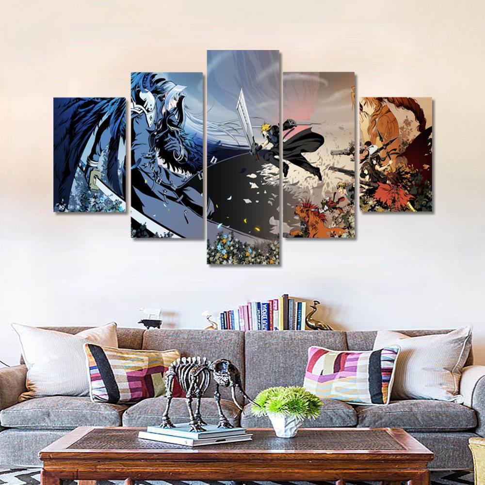 Final Fantasy VII Art 1 Gaming Canvas Wall Art