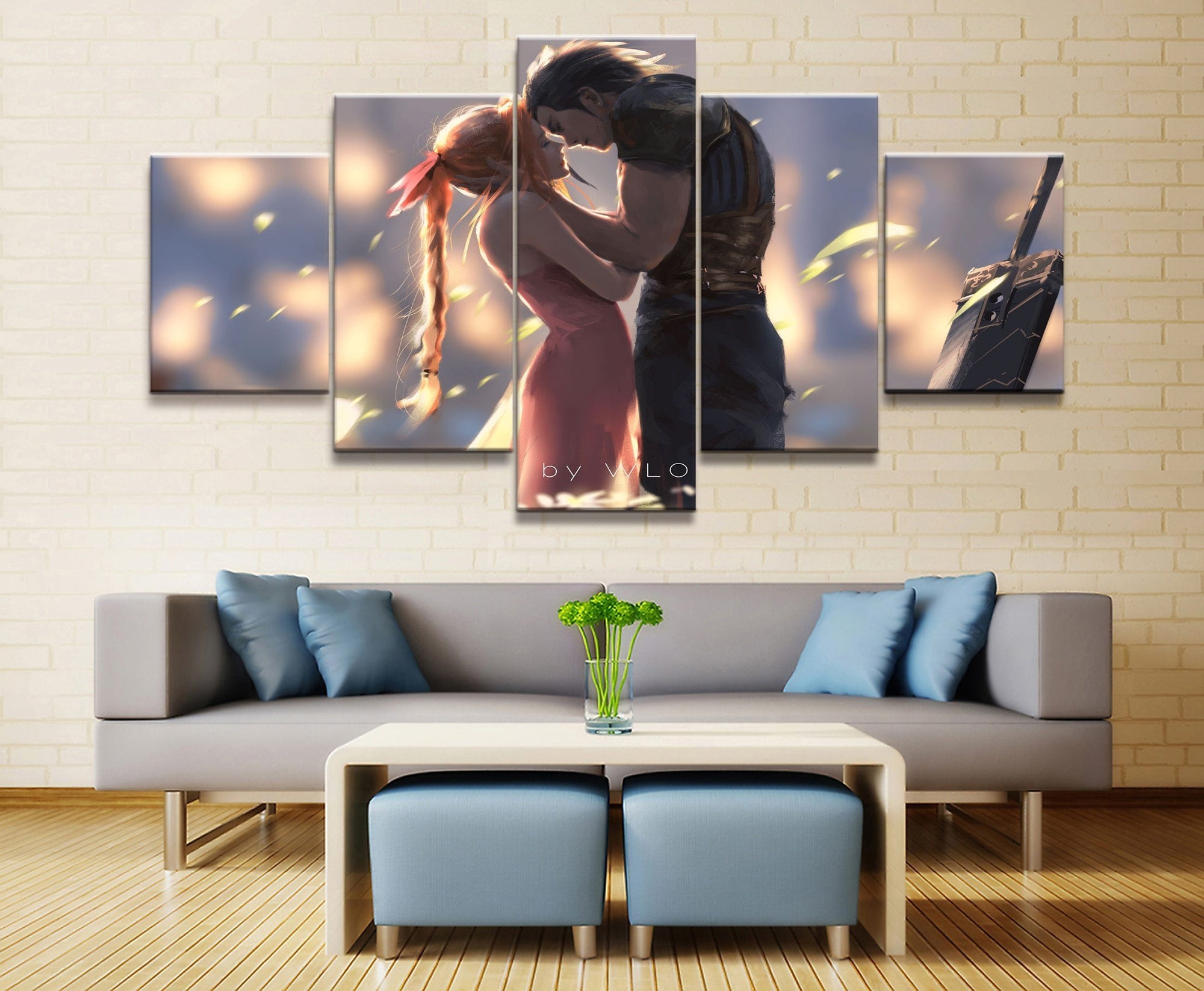 Final Fantasy VII Characters Gaming Canvas Wall Art