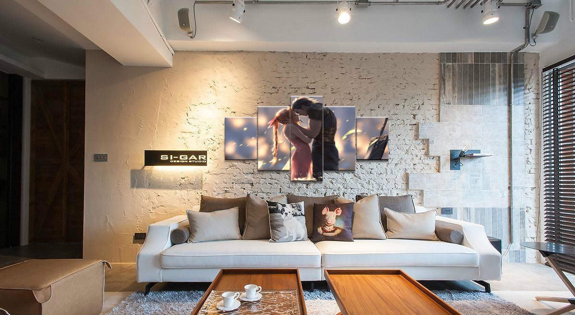 Final Fantasy VII Characters Gaming Canvas Wall Art