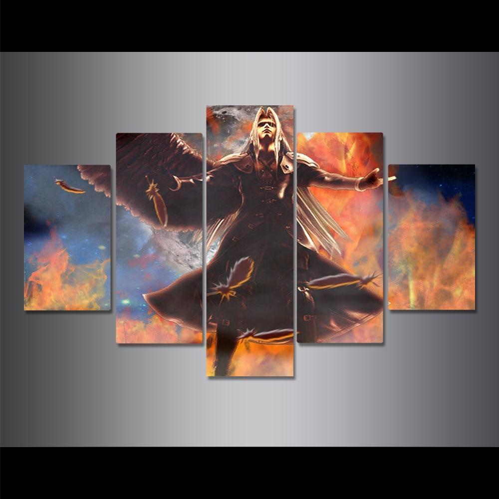 Final Fantasy VII Sephiroth Gaming Canvas Wall Art