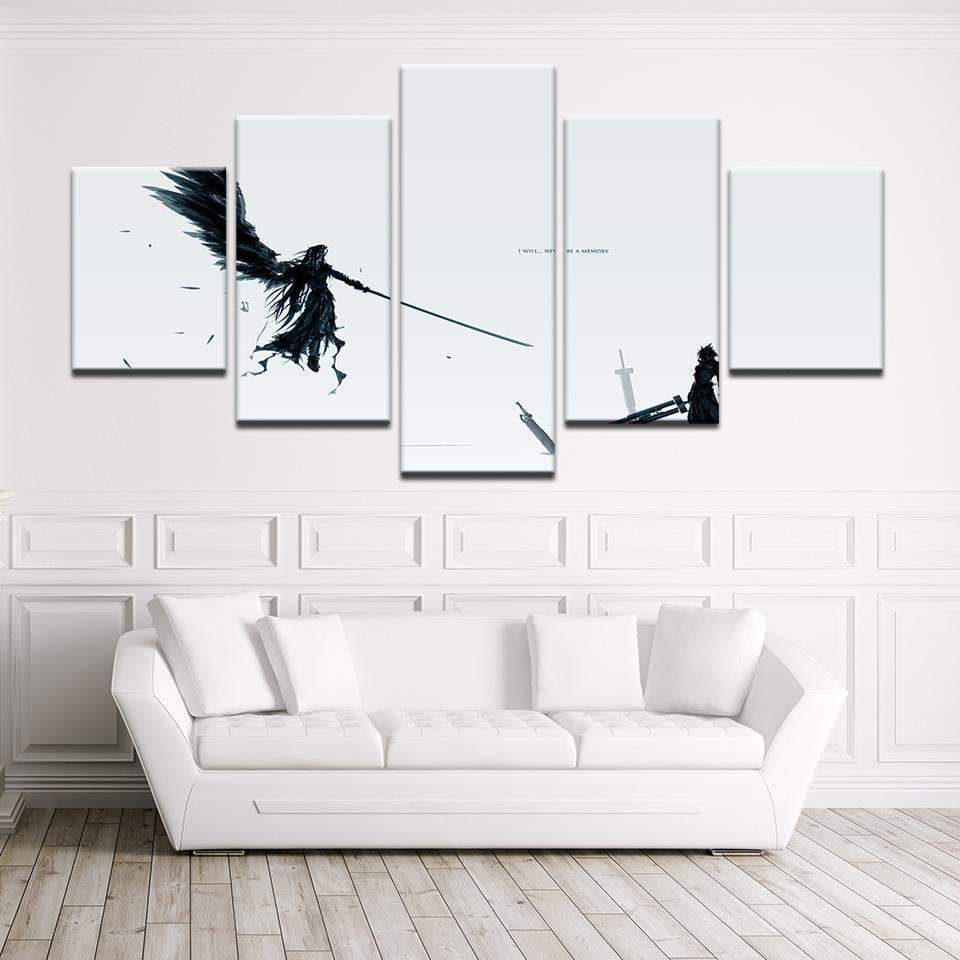 Final Fantasy VII Sephiroth Vs. Cloud 1 Gaming Canvas Wall Art
