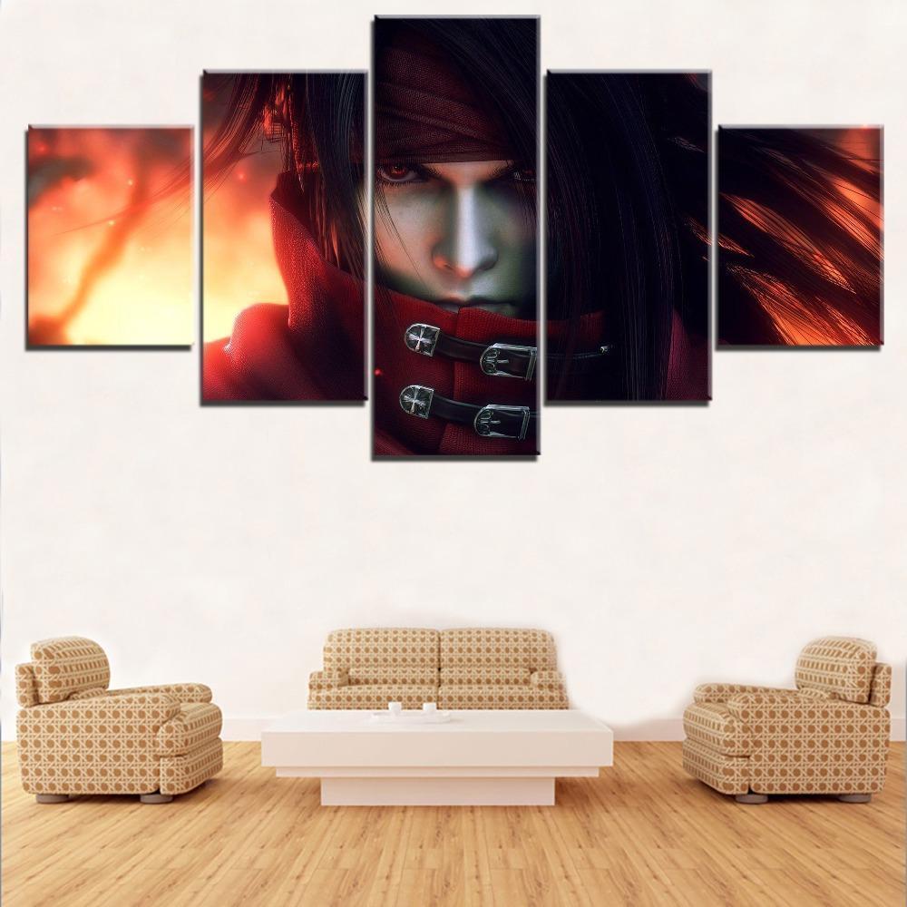 Final Fantasy Vincent Valentine 1 Gaming Canvas Wall Art