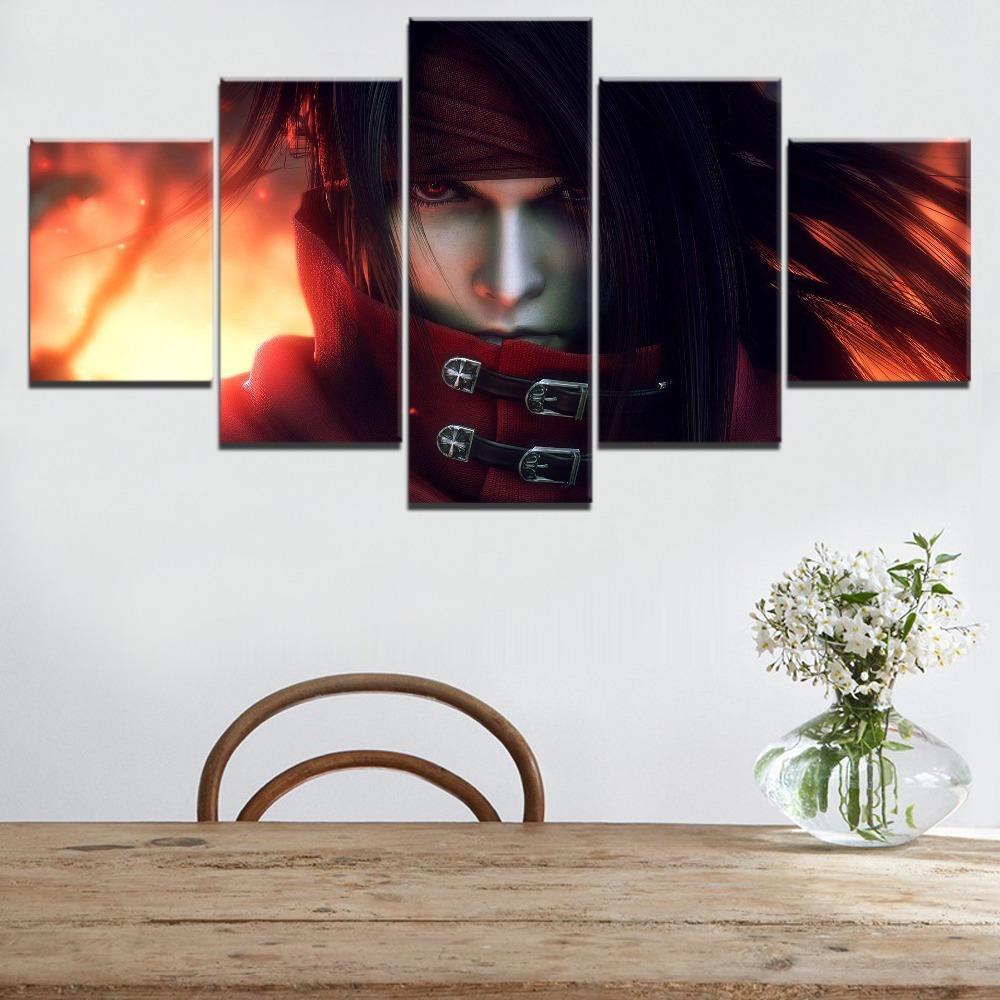 Final Fantasy Vincent Valentine 1 Gaming Canvas Wall Art