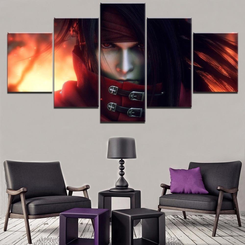 Final Fantasy Vincent Valentine 1 Gaming Canvas Wall Art