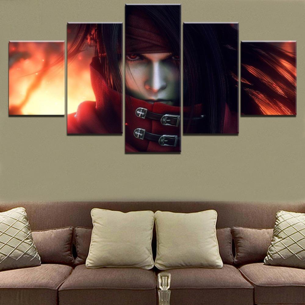 Final Fantasy Vincent Valentine 1 Gaming Canvas Wall Art