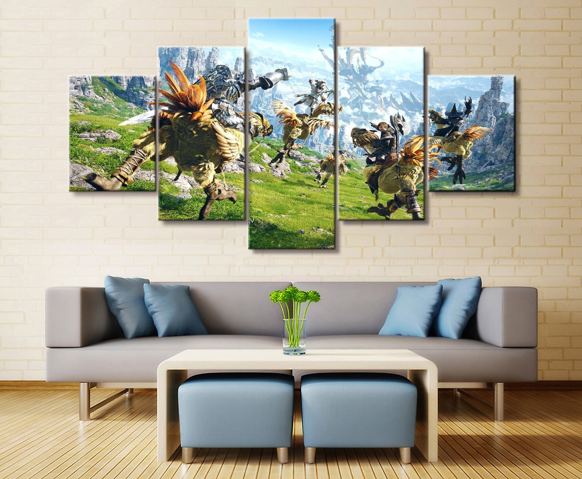 Final Fantasy XIV Poster 1 Gaming Canvas Wall Art