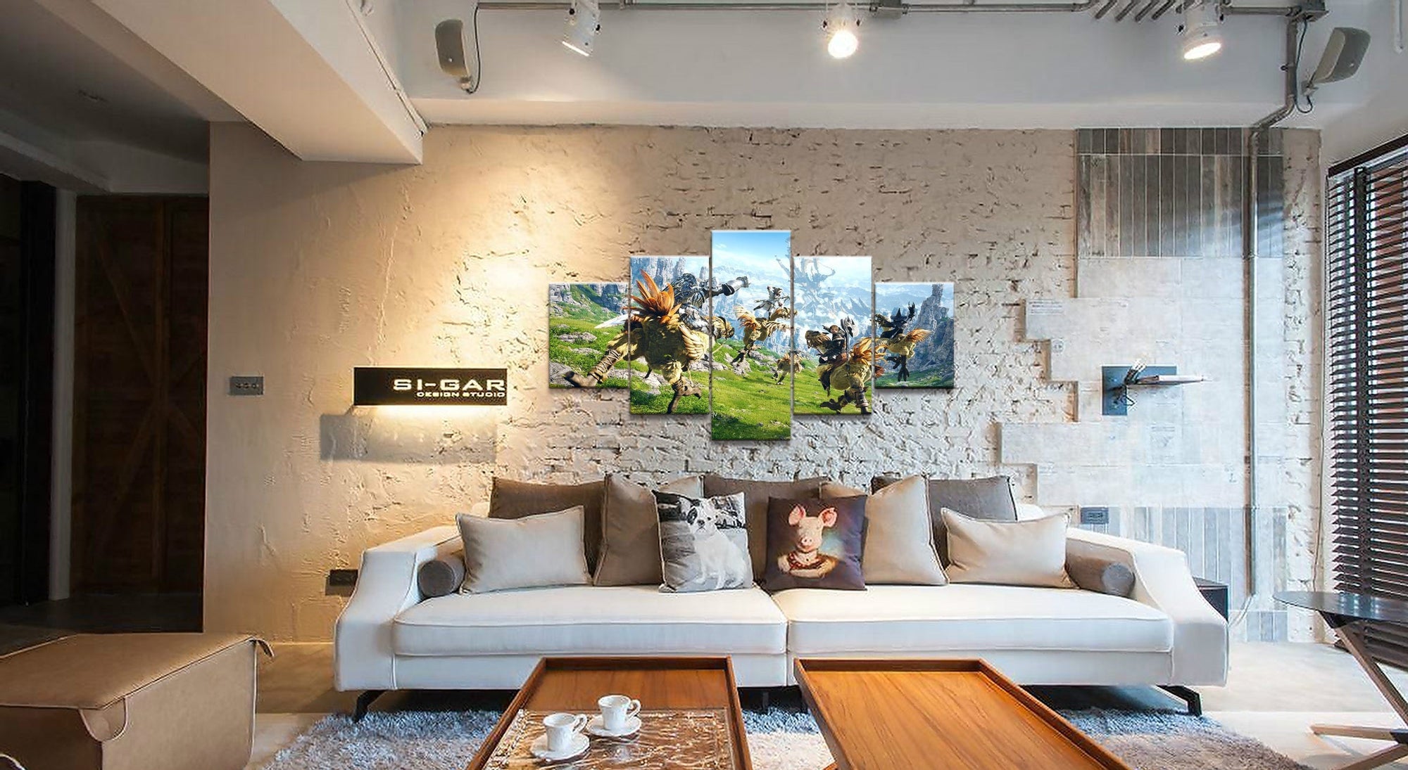 Final Fantasy XIV Poster 1 Gaming Canvas Wall Art