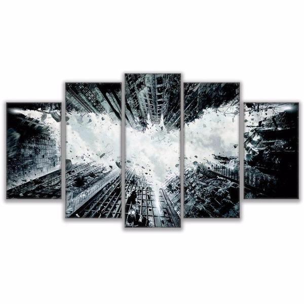 Fine Dark Knight DC Canvas Wall Art