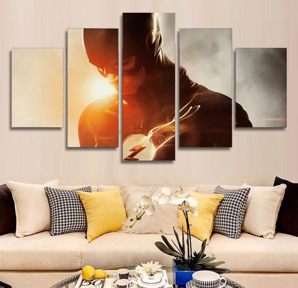 Flash DC Canvas Wall Art