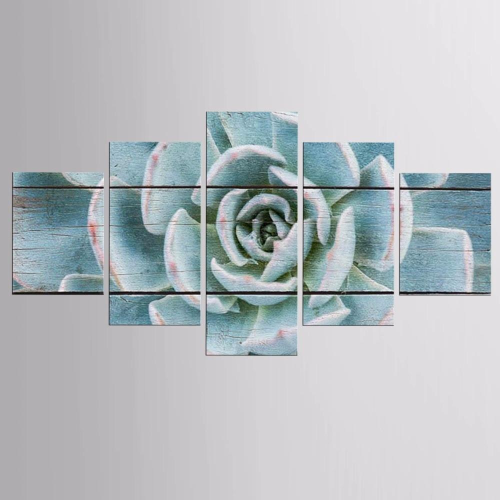 Flower Stone Canvas Wall Art