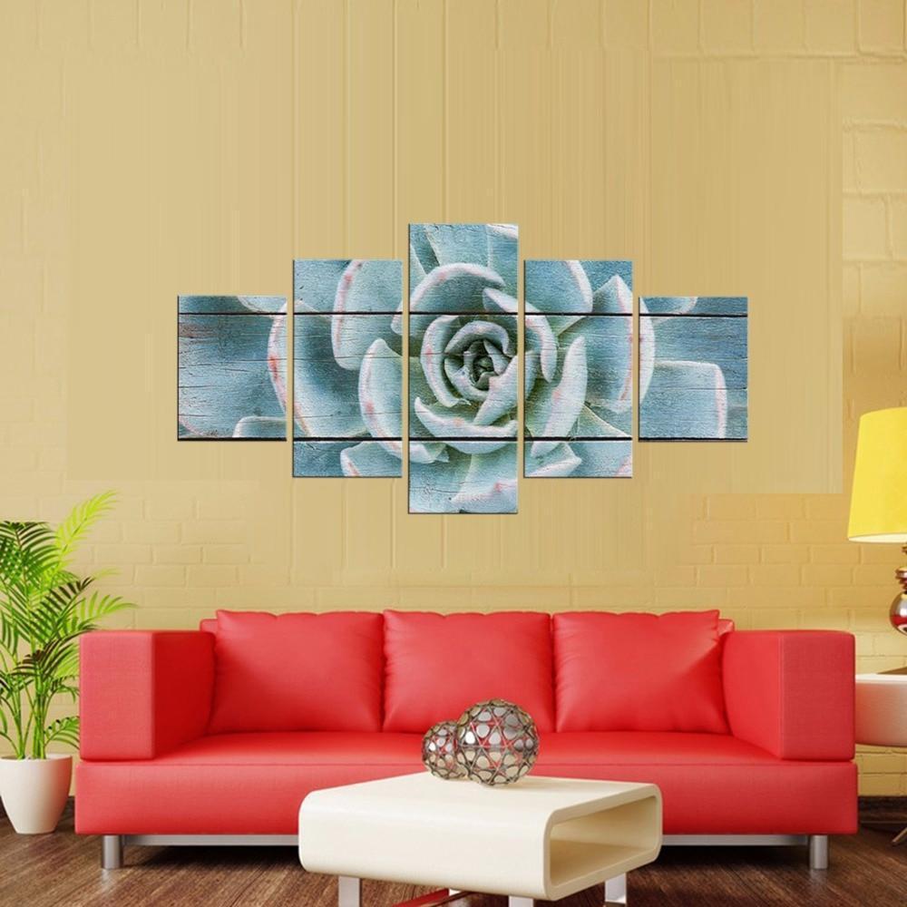 Flower Stone Canvas Wall Art