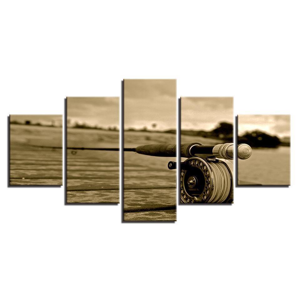 Fly Fishing Sport Canvas Wall Art
