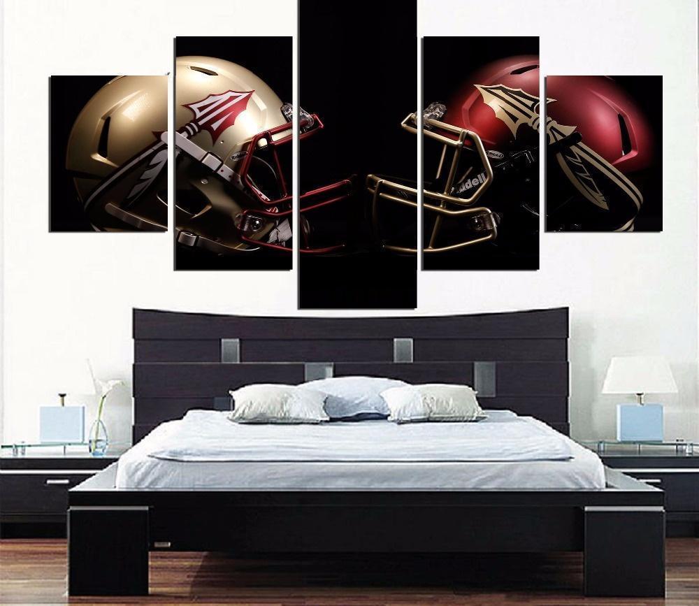 Football Helmet Canvas Wall Art