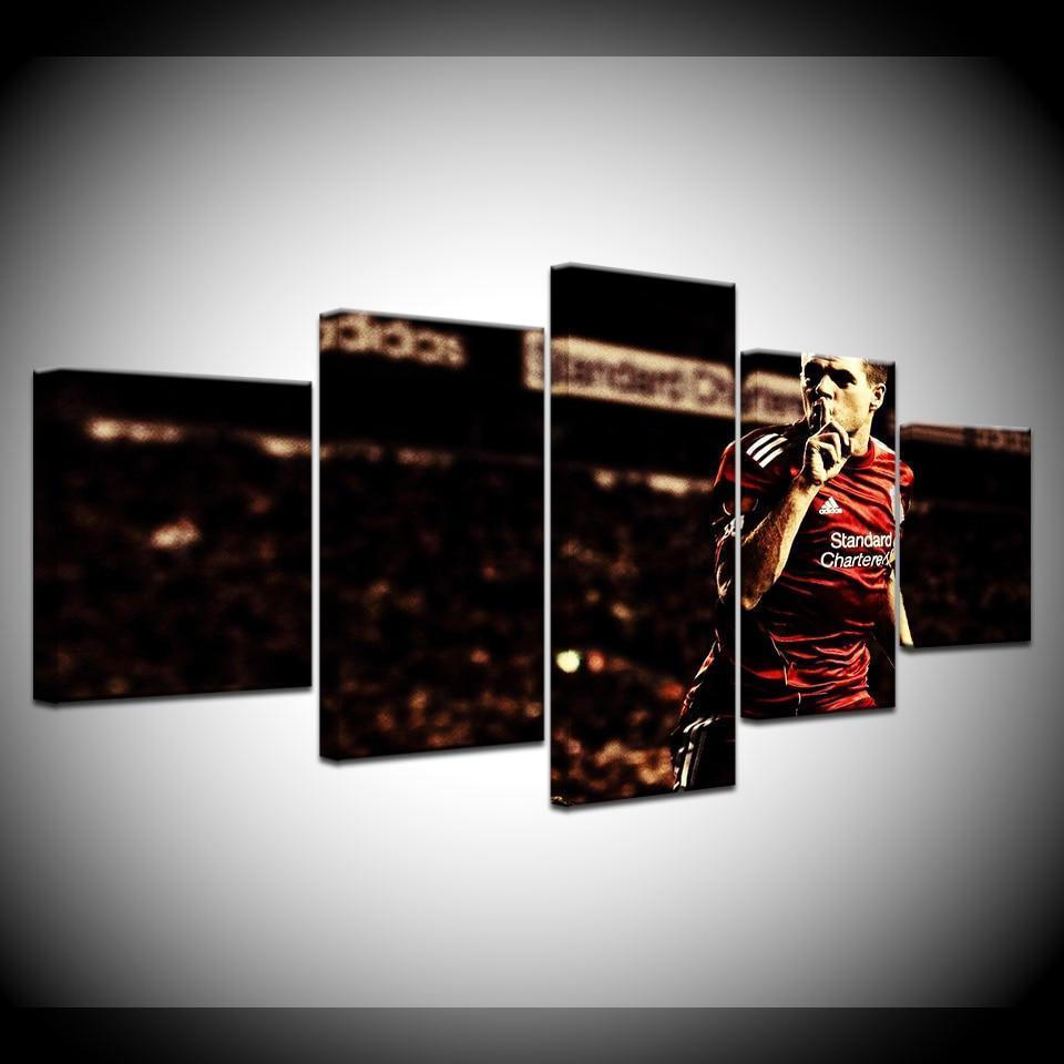 Football Player Steven Gerrard  Sport Canvas Wall Art
