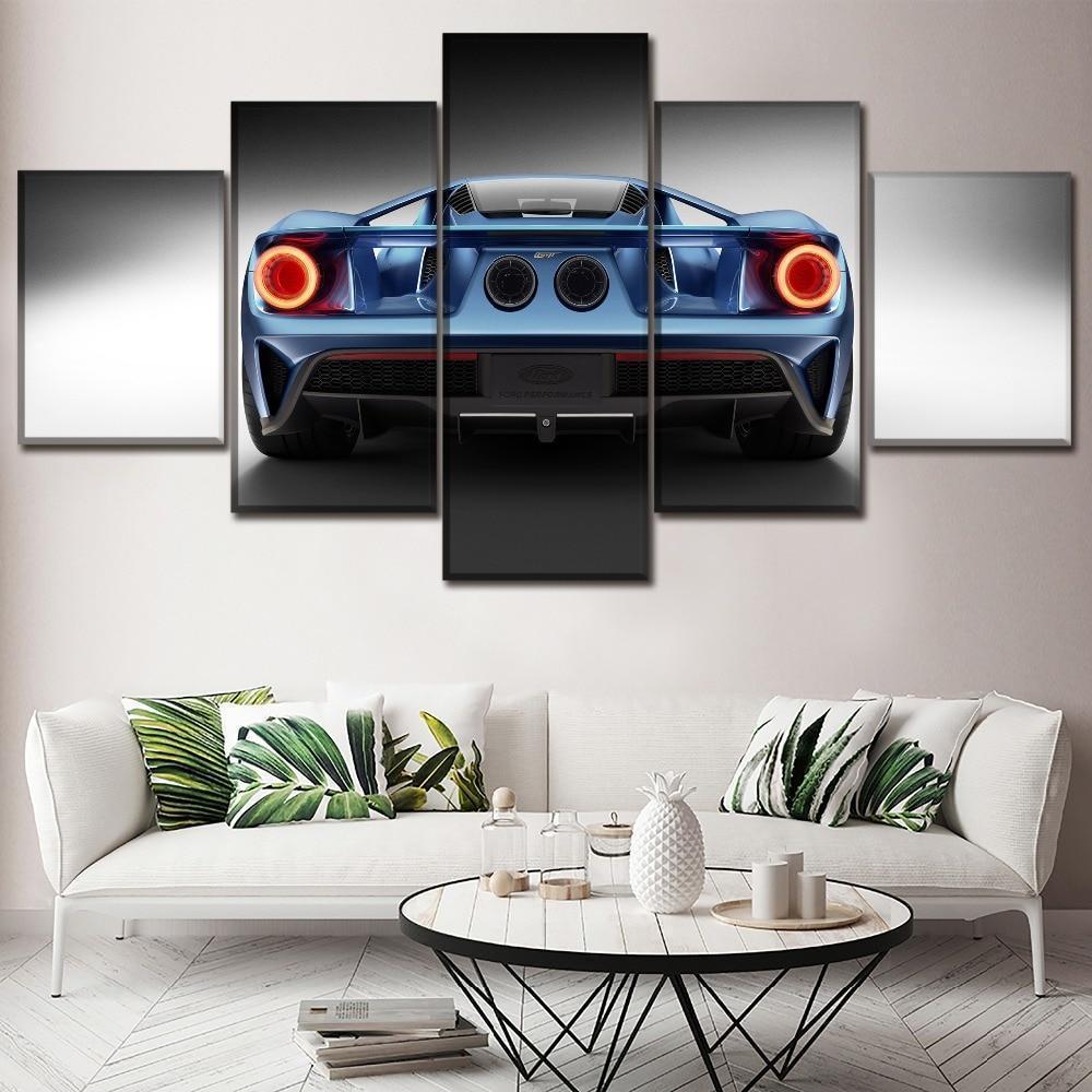 Ford GT Supercar 1 Car &amp;amp; Motor Canvas Wall Art