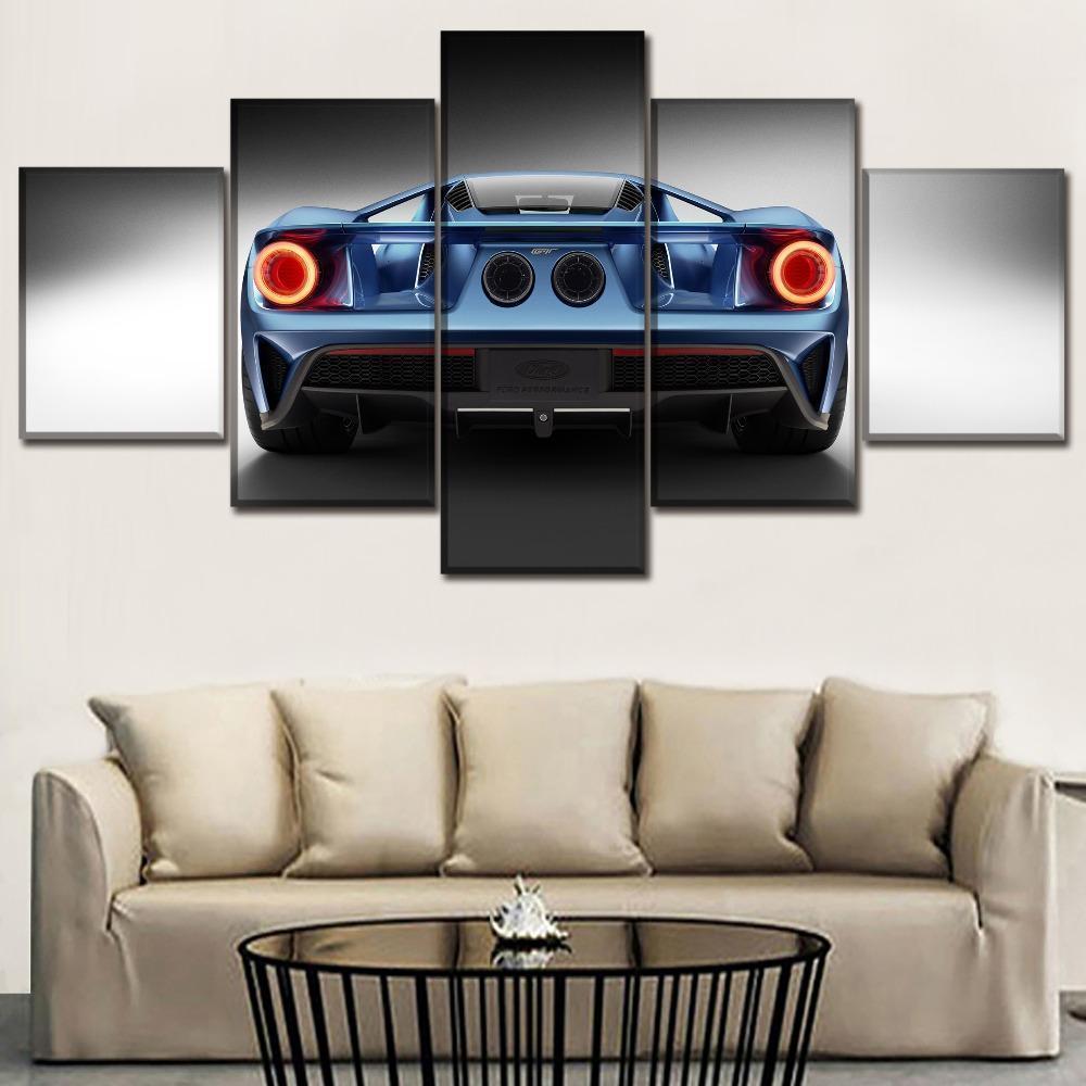 Ford GT Supercar 1 Car &amp;amp; Motor Canvas Wall Art