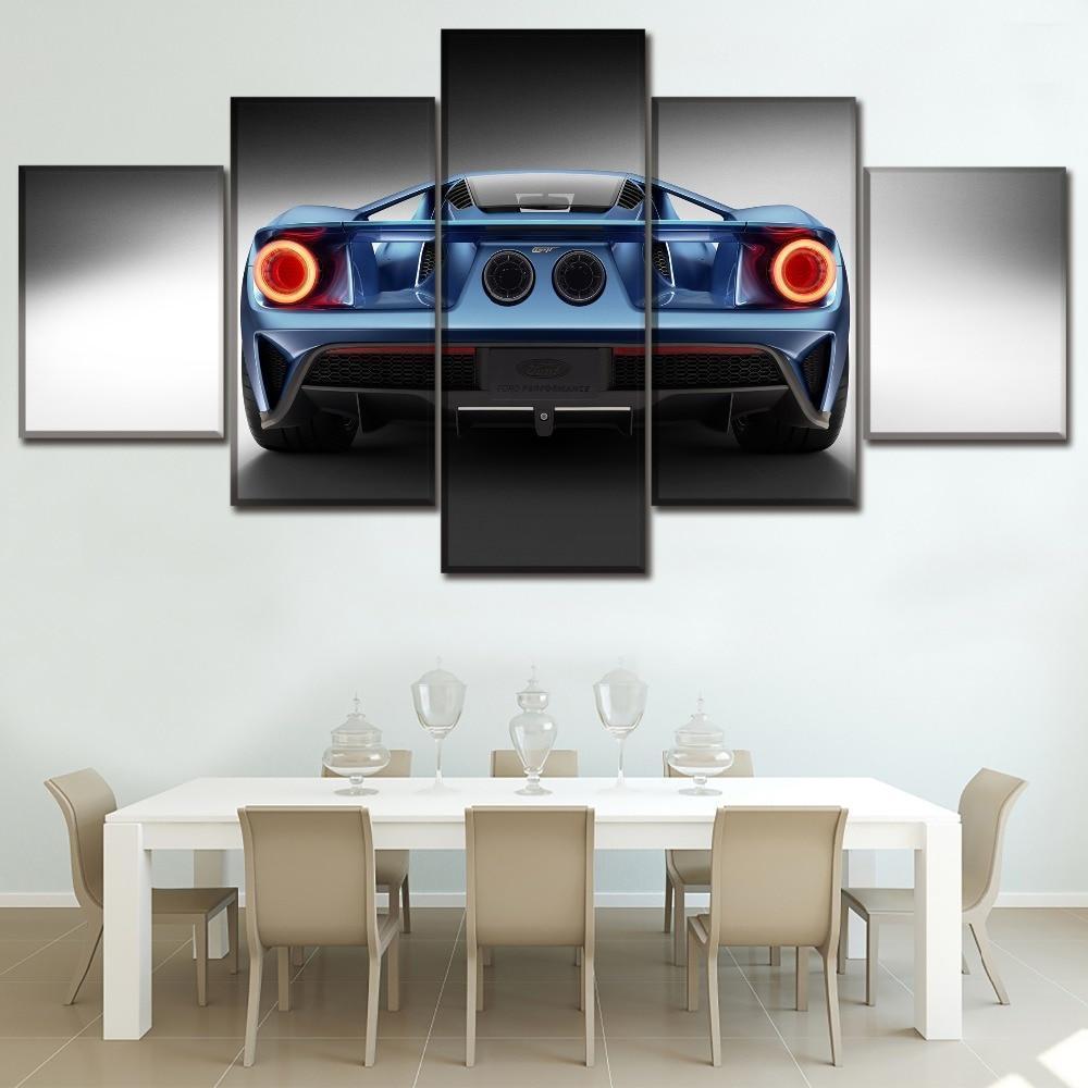 Ford GT Supercar 1 Car &amp;amp; Motor Canvas Wall Art