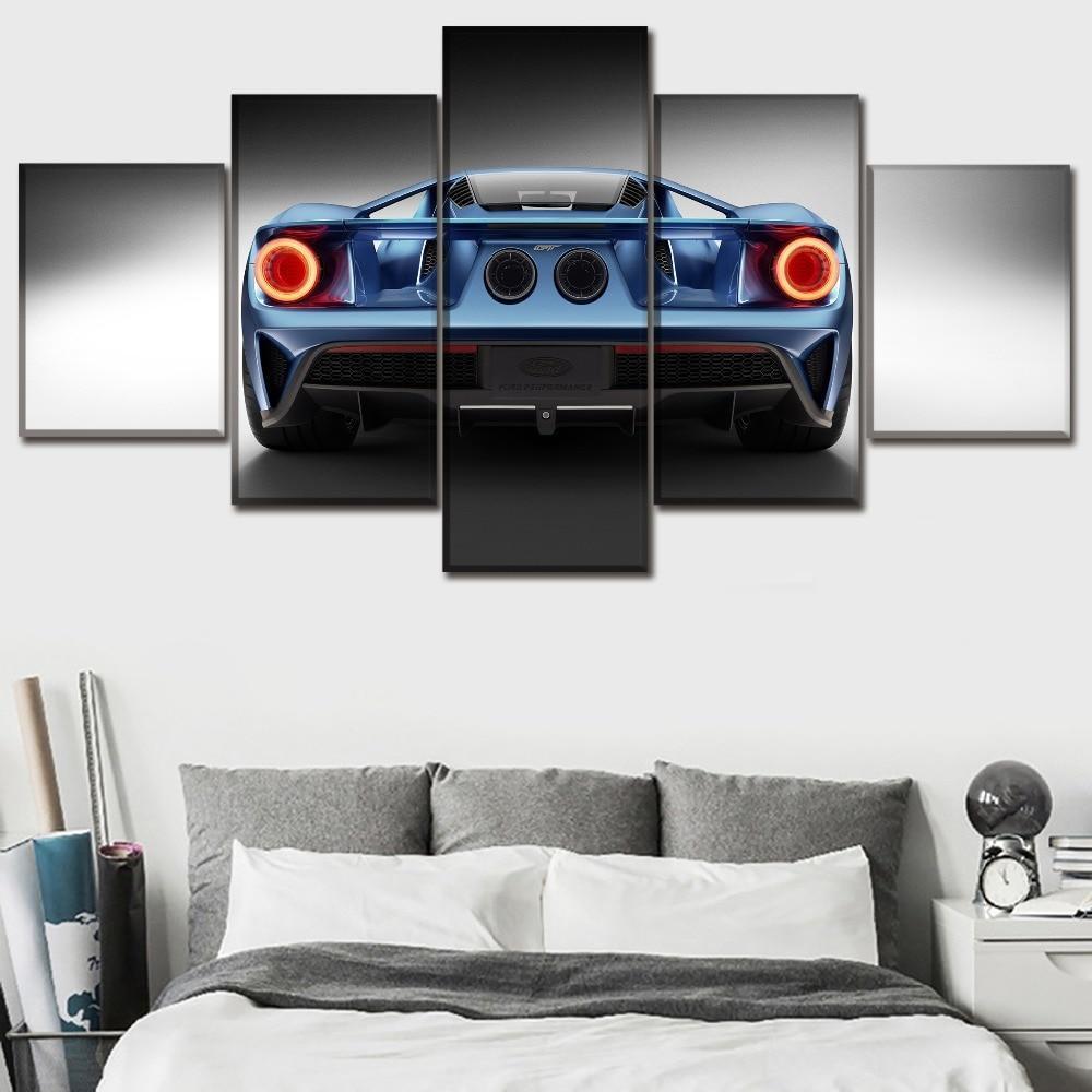 Ford GT Supercar 1 Car &amp;amp; Motor Canvas Wall Art