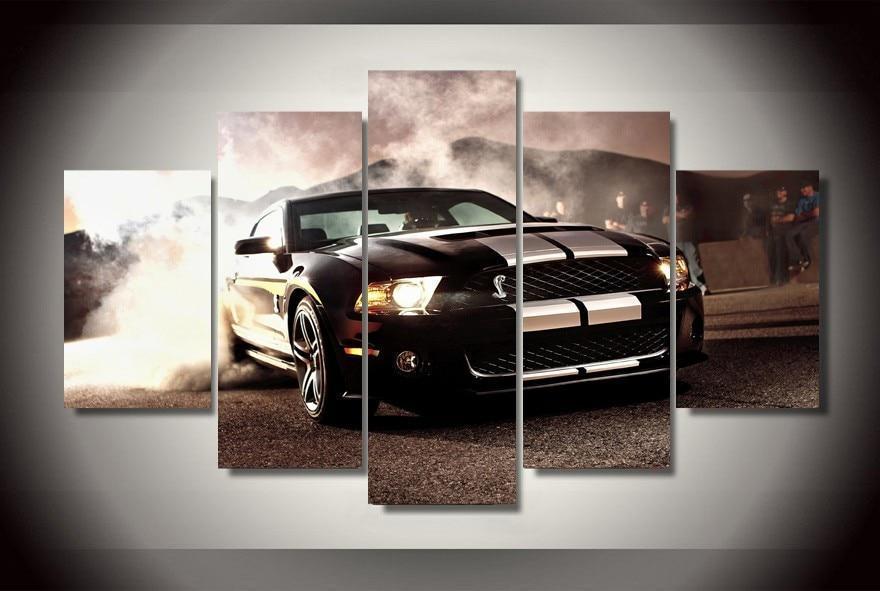 Ford Mustang Cobra GT500KR Car &amp;amp; Motor Canvas Wall Art