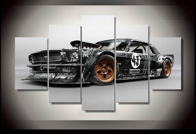 Ford Mustang GT-R Car &amp;amp; Motor Canvas Wall Art