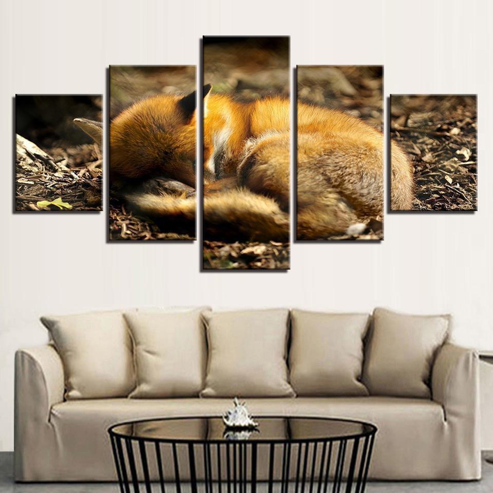 Forest Animal Animal Canvas Wall Art