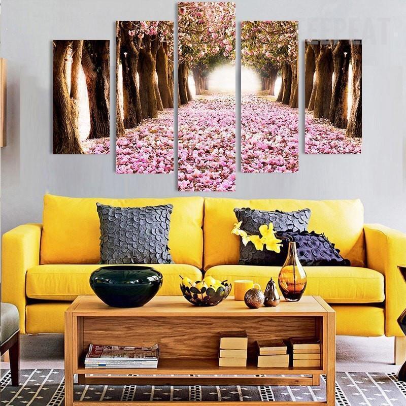 Forest Landscape Nature Canvas Wall Art