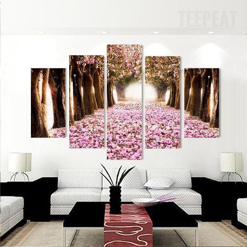 Forest Landscape Nature Canvas Wall Art