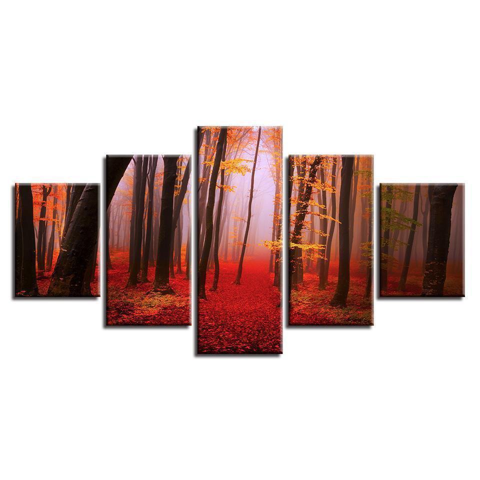 Forest Tree Landscape Nature Canvas Wall Art
