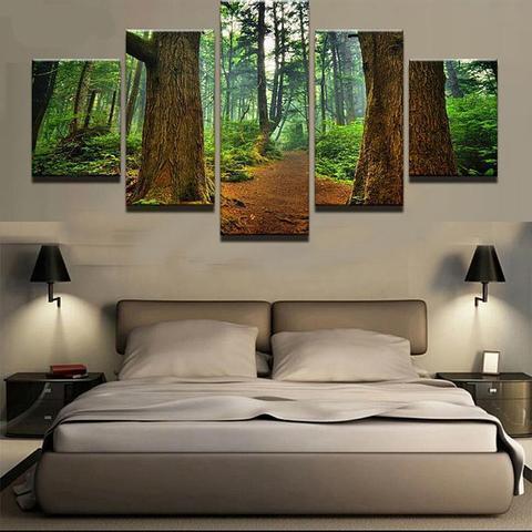 Forest Walk Nature Canvas Wall Art