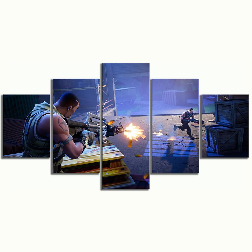 Fortnite Background 1 Gaming Canvas Wall Art