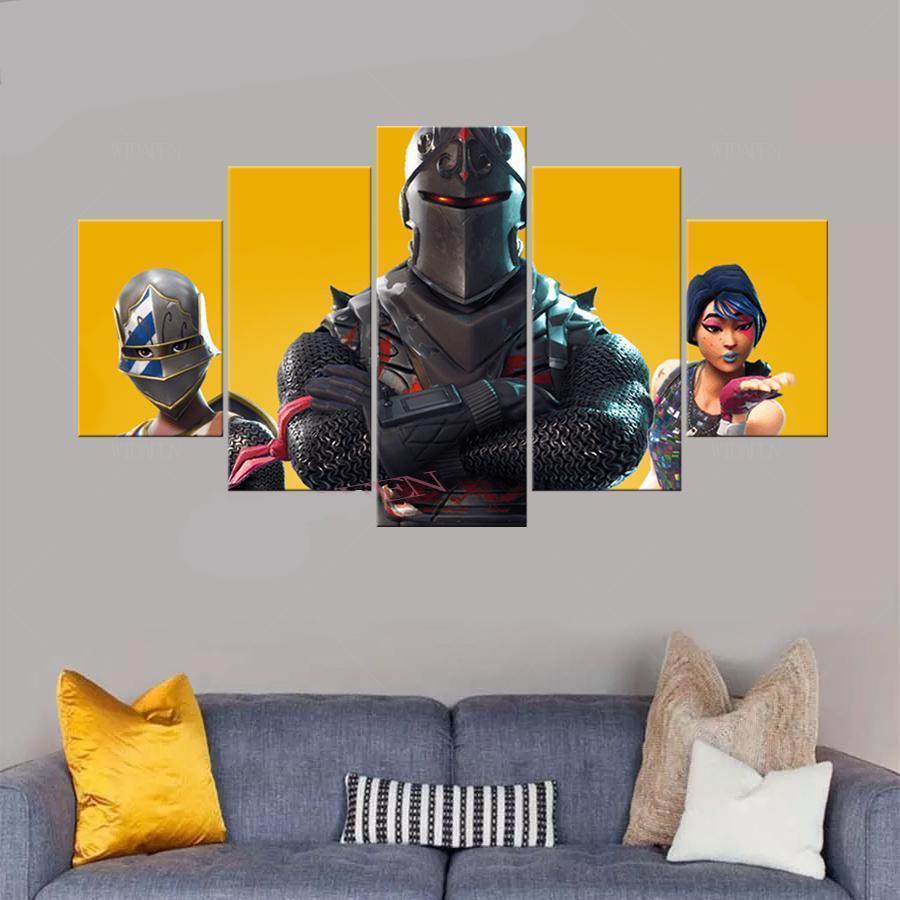 Fortnite Battle Royale Game Anime Gaming Canvas Wall Art
