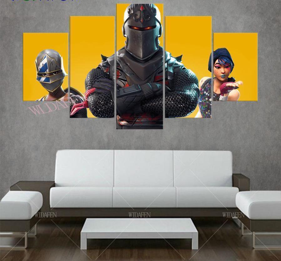 Fortnite Battle Royale Game Anime Gaming Canvas Wall Art