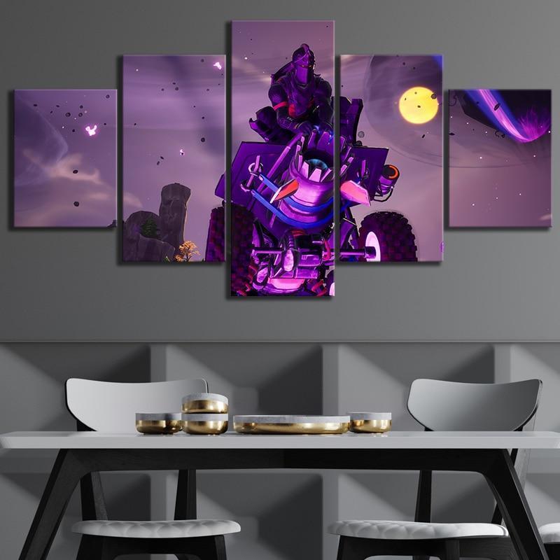 Fortnite Black Knight Poster Gaming Canvas Wall Art
