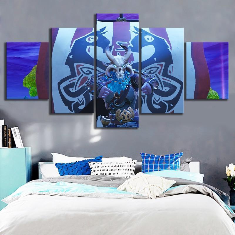 Fortnite Character Poster Gaming Canvas Wall Art