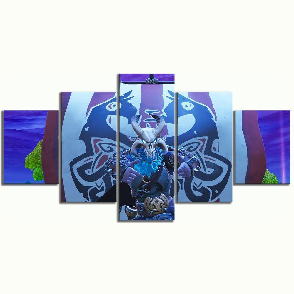 Fortnite Character Poster Gaming Canvas Wall Art