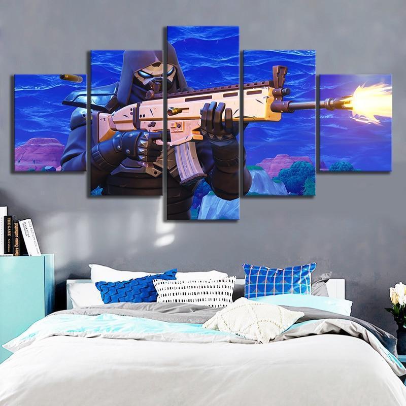 Fortnite Enforcer Gaming Canvas Wall Art