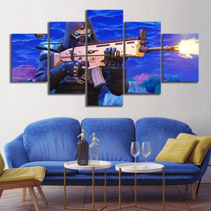 Fortnite Enforcer Gaming Canvas Wall Art