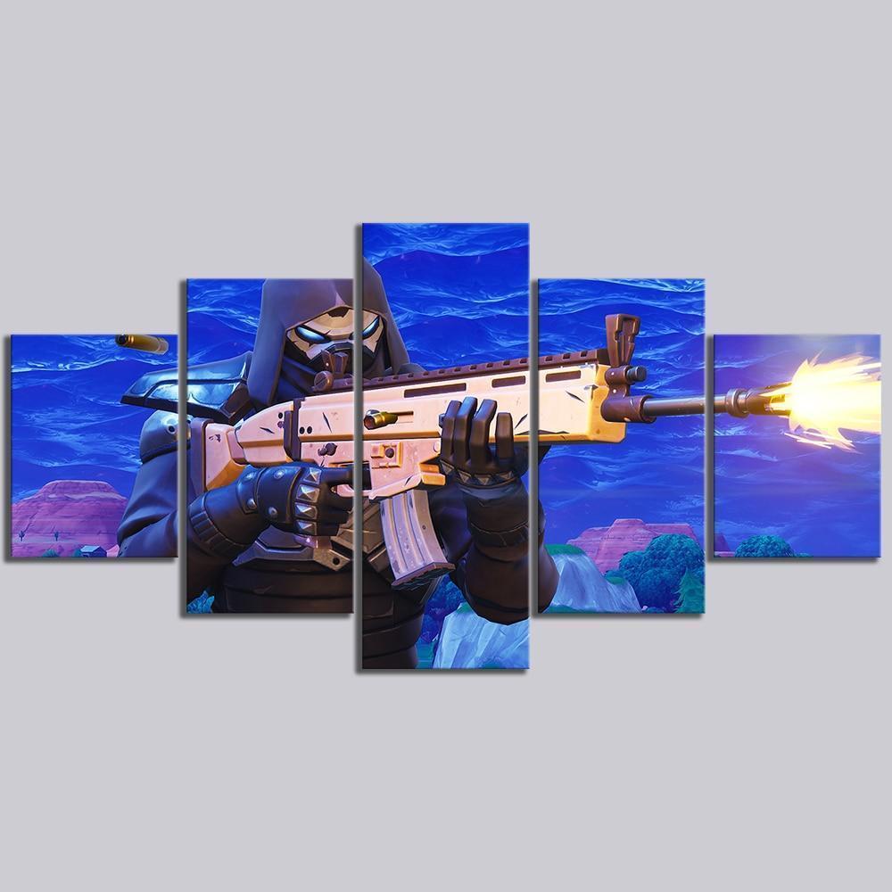 Fortnite Enforcer Gaming Canvas Wall Art