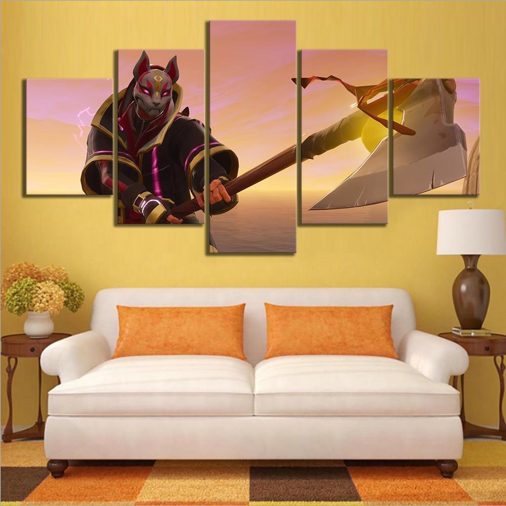 Fortnite Execution Gaming Canvas Wall Art