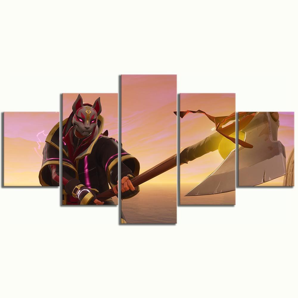 Fortnite Execution Gaming Canvas Wall Art