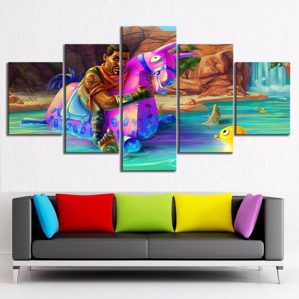 Fortnite Giddy Up Gaming Canvas Wall Art